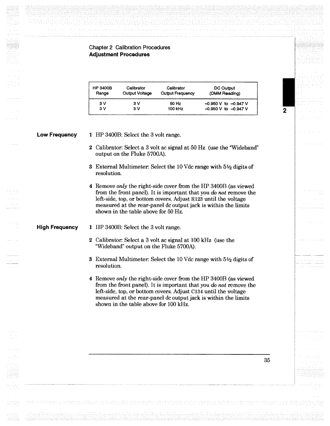 HP 3400B manual 