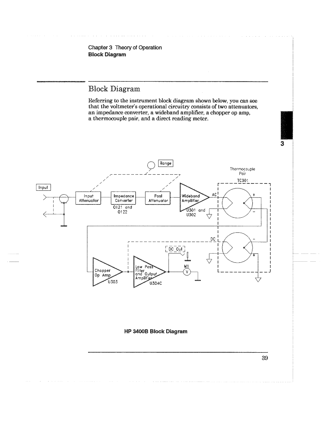 HP 3400B manual 