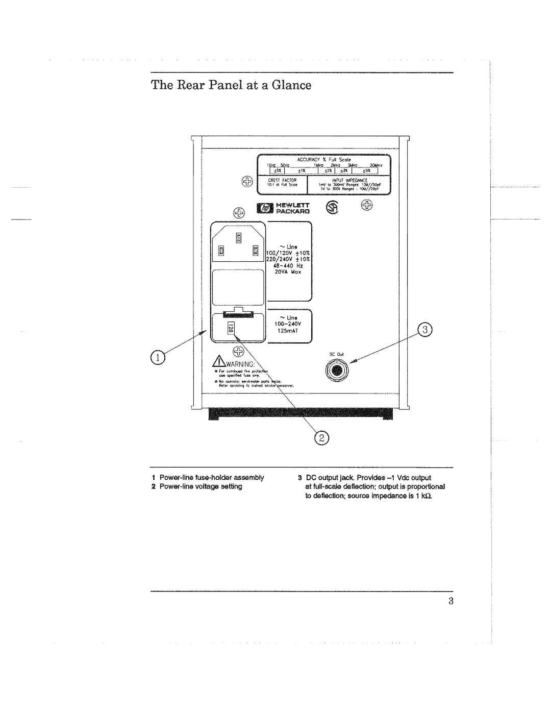 HP 3400B manual 