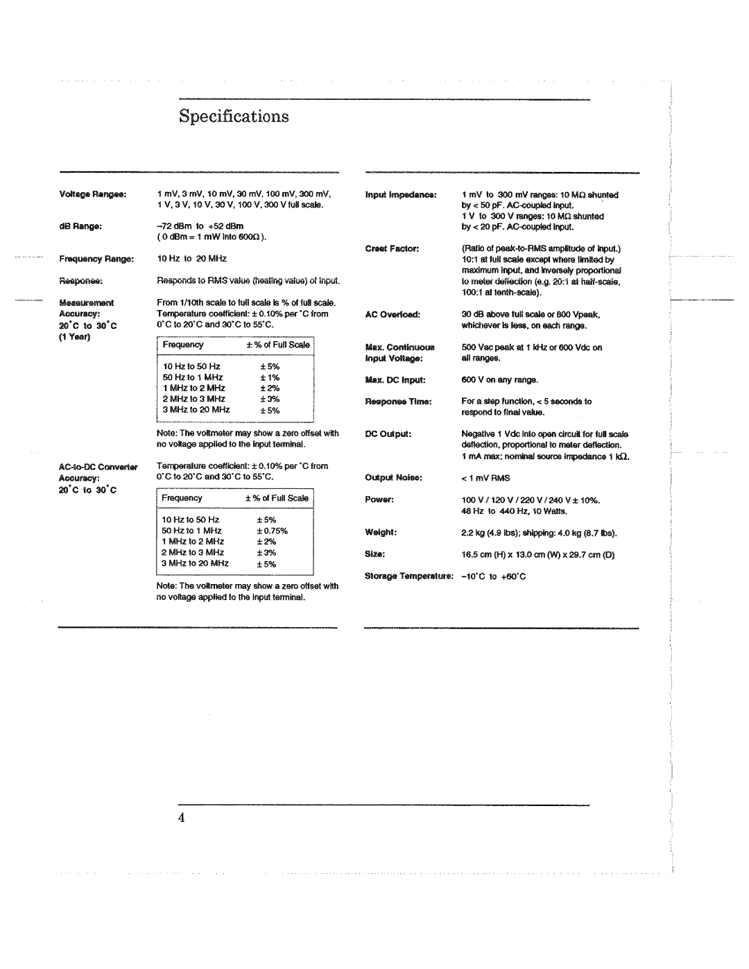 HP 3400B manual 