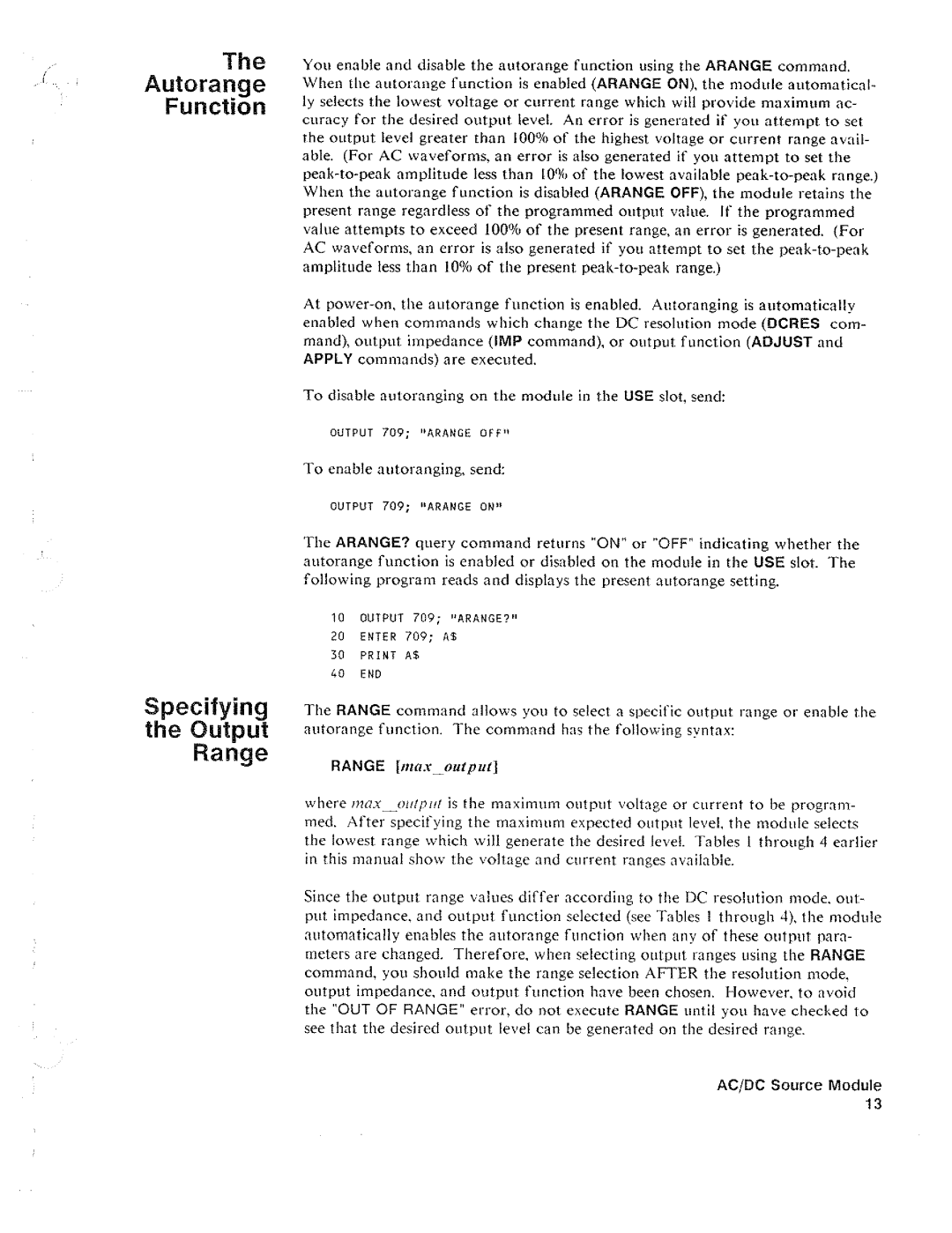 HP 34521 manual 