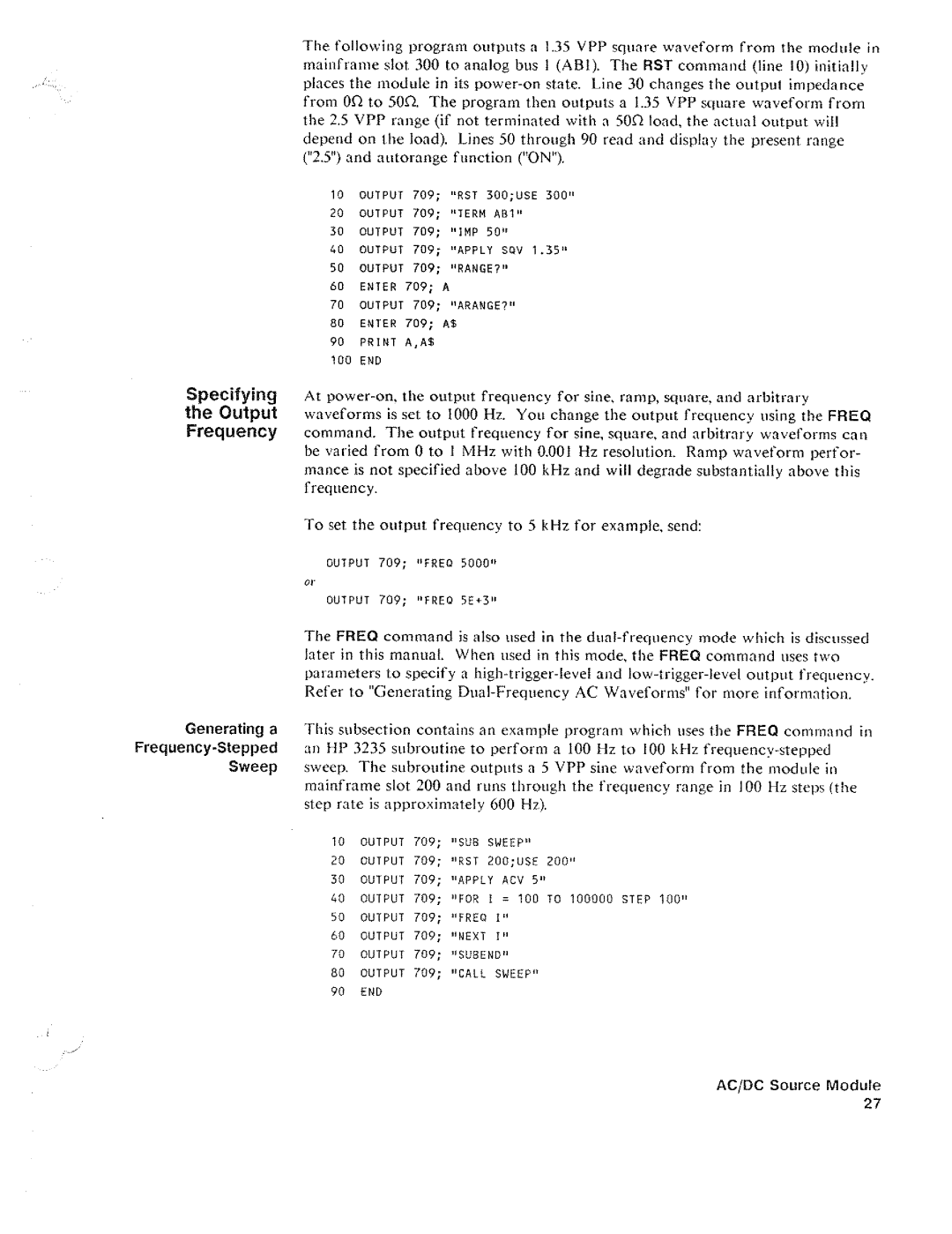 HP 34521 manual 