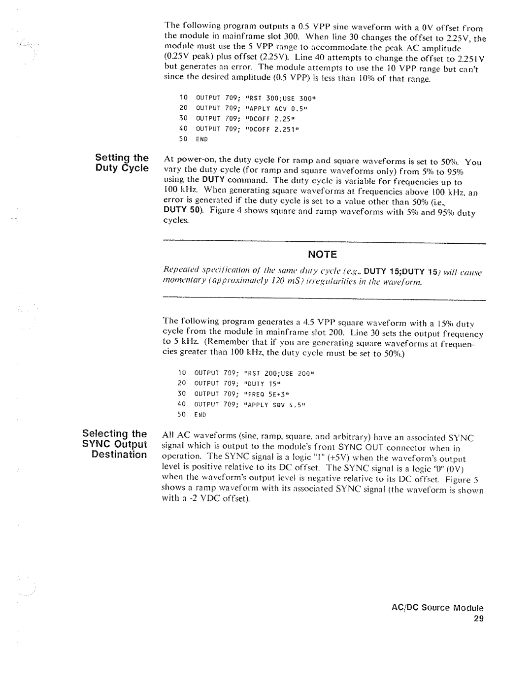 HP 34521 manual 