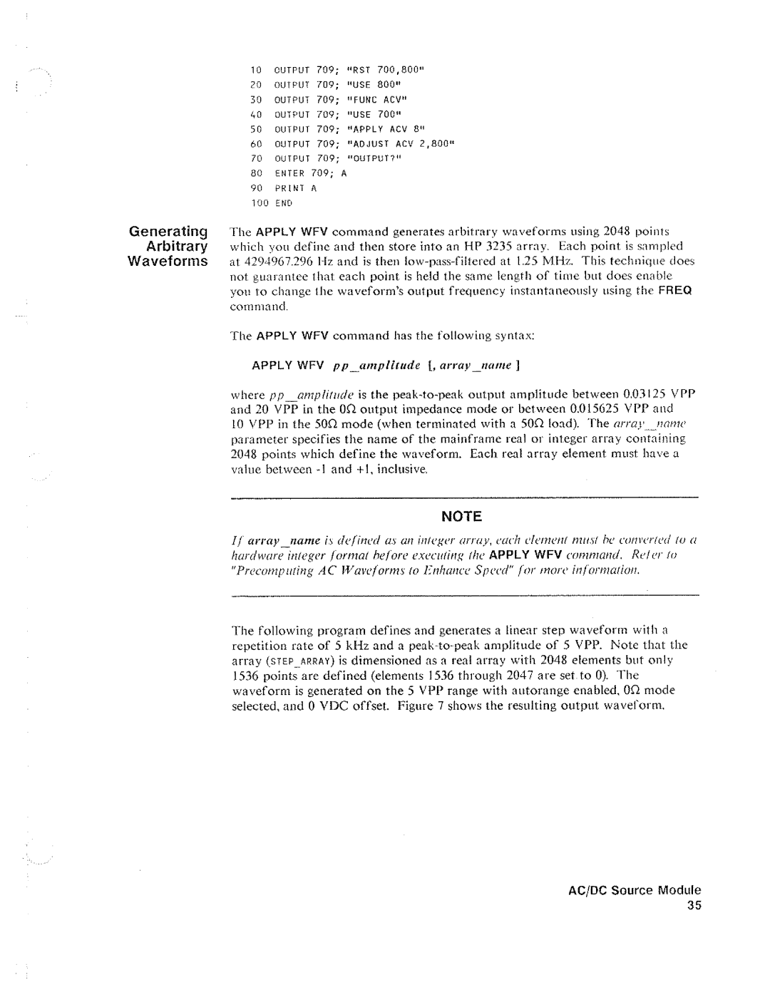 HP 34521 manual 