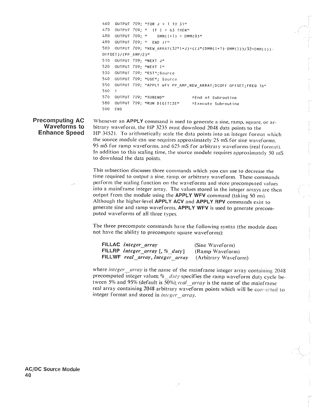 HP 34521 manual 