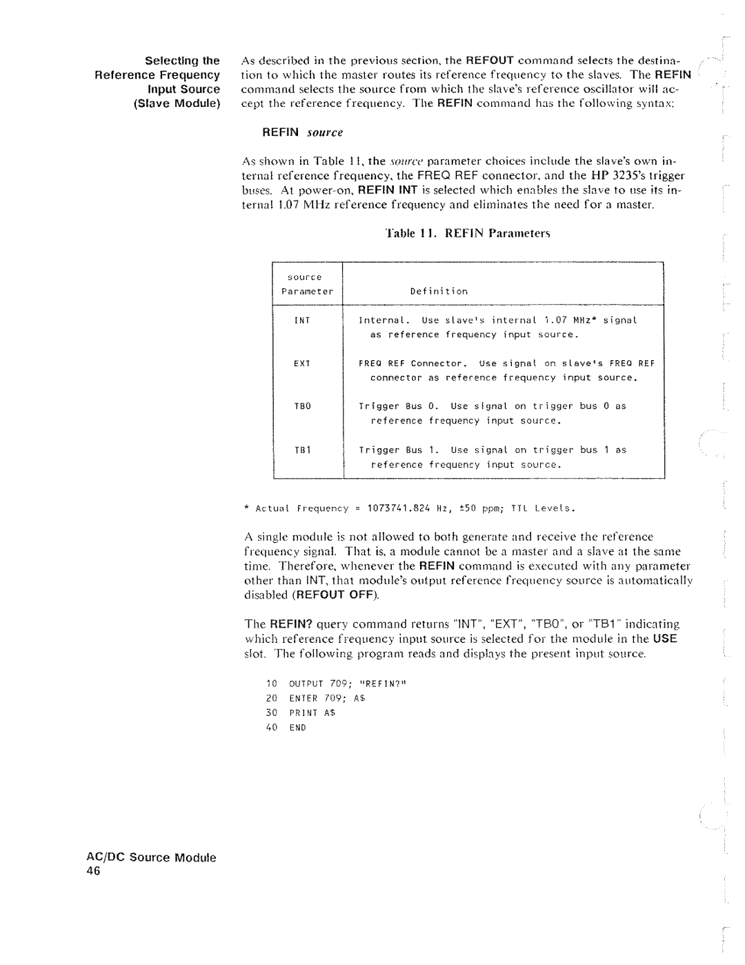 HP 34521 manual 