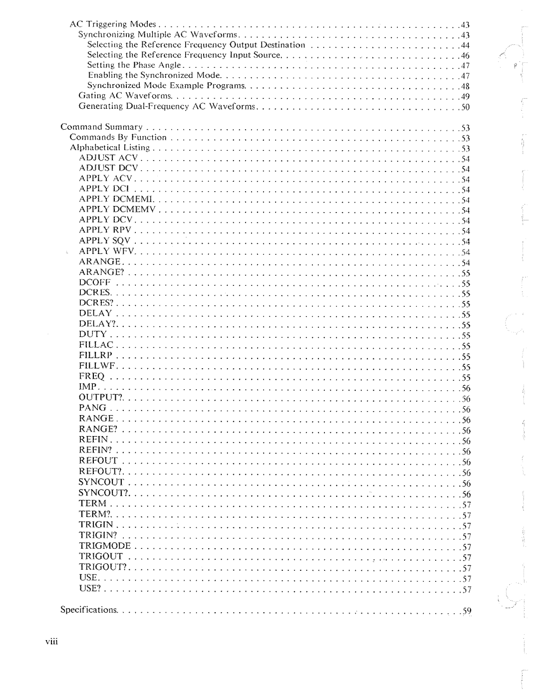 HP 34521 manual 