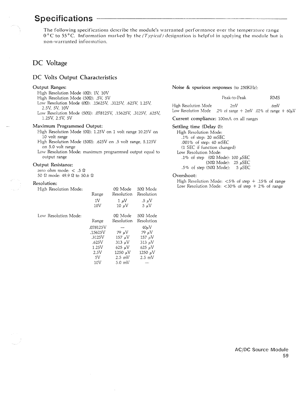 HP 34521 manual 