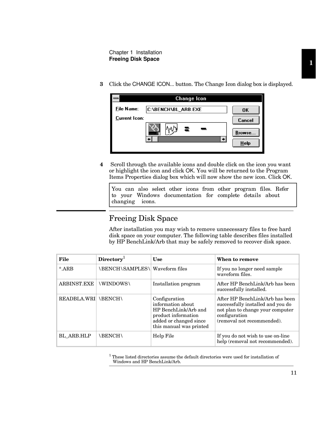 HP 34811A manual Tuwy, Freeing Disk Space 