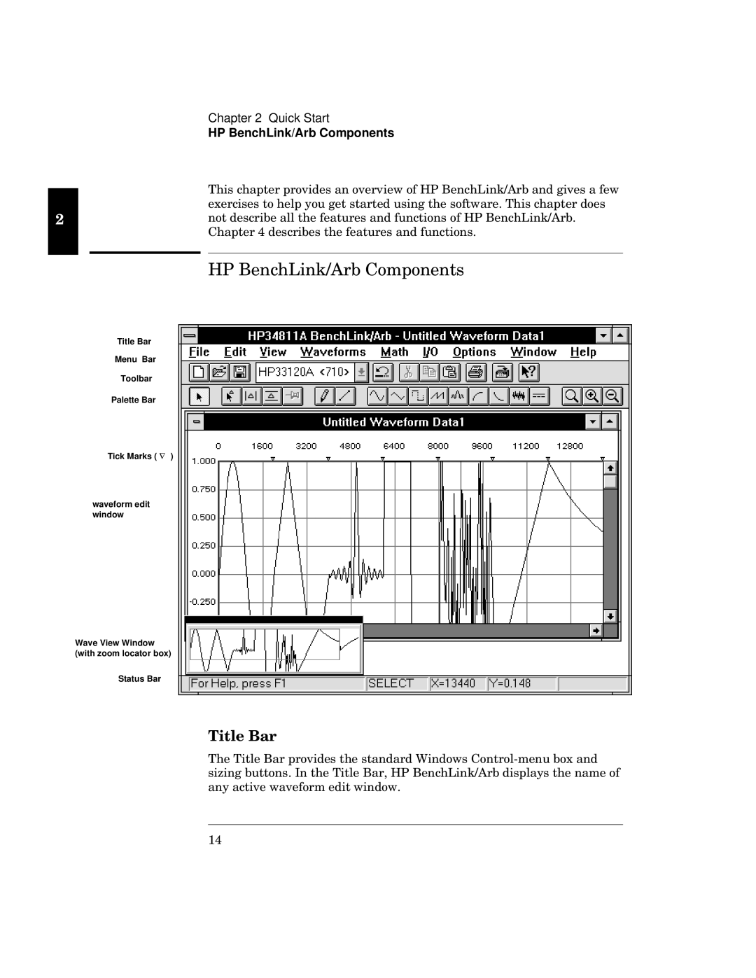 HP 34811A manual ‘h R, HP BenchLink/Arb Components 