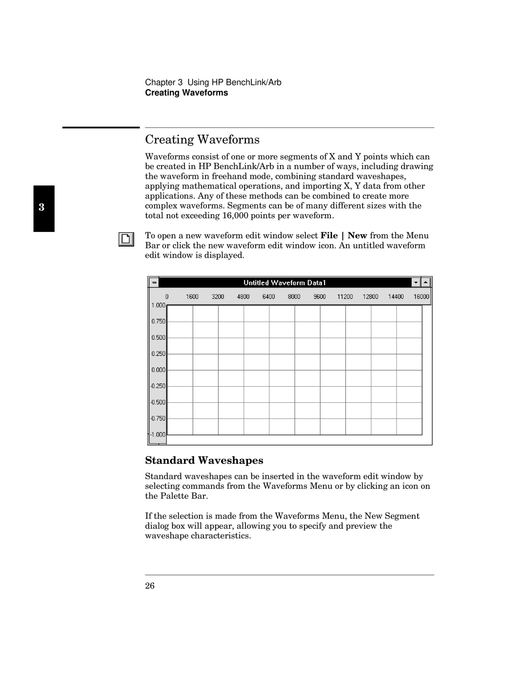 HP 34811A manual Creating Waveforms 