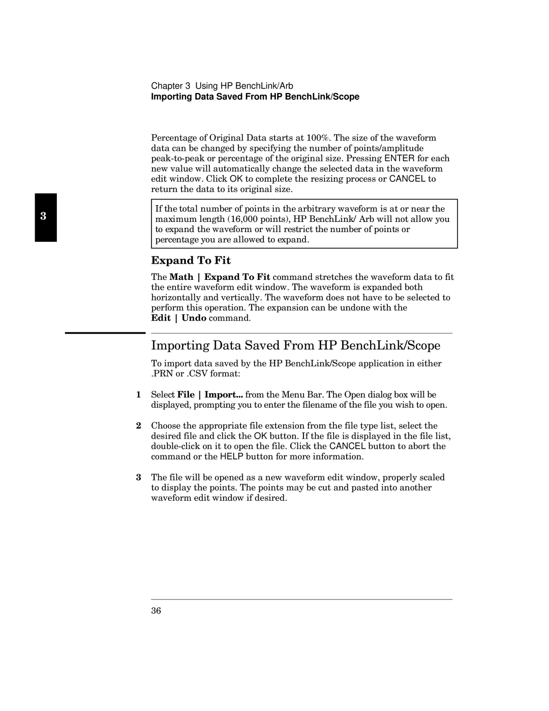 HP 34811A manual Us Rw, Importing Data Saved From HP BenchLink/Scope, Fzw s z k, Ew kEE 