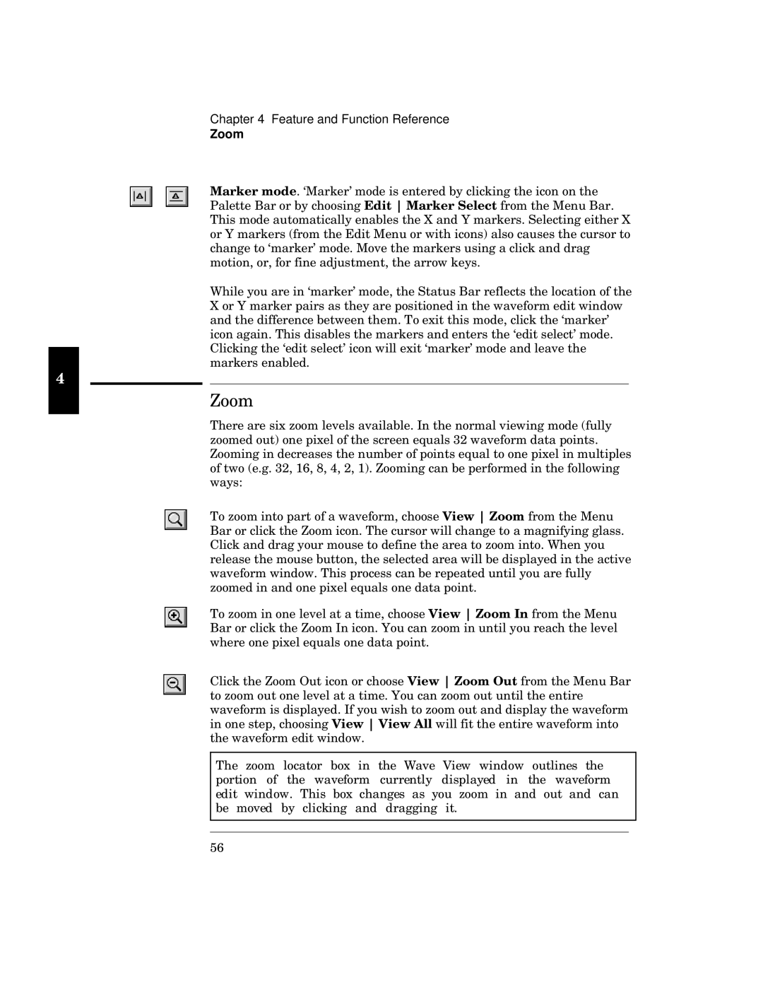 HP 34811A manual Zoom 