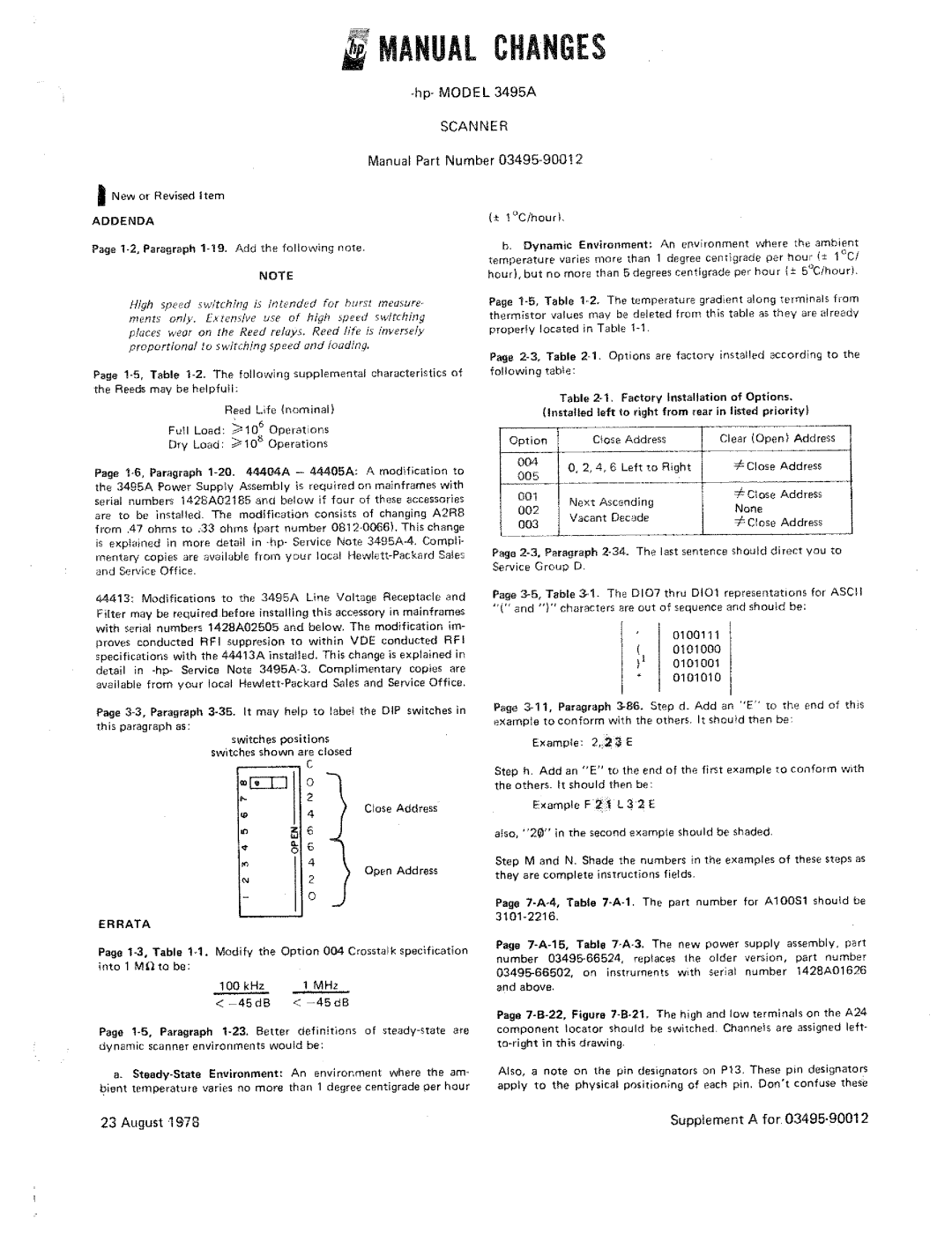 HP 3495A manual 