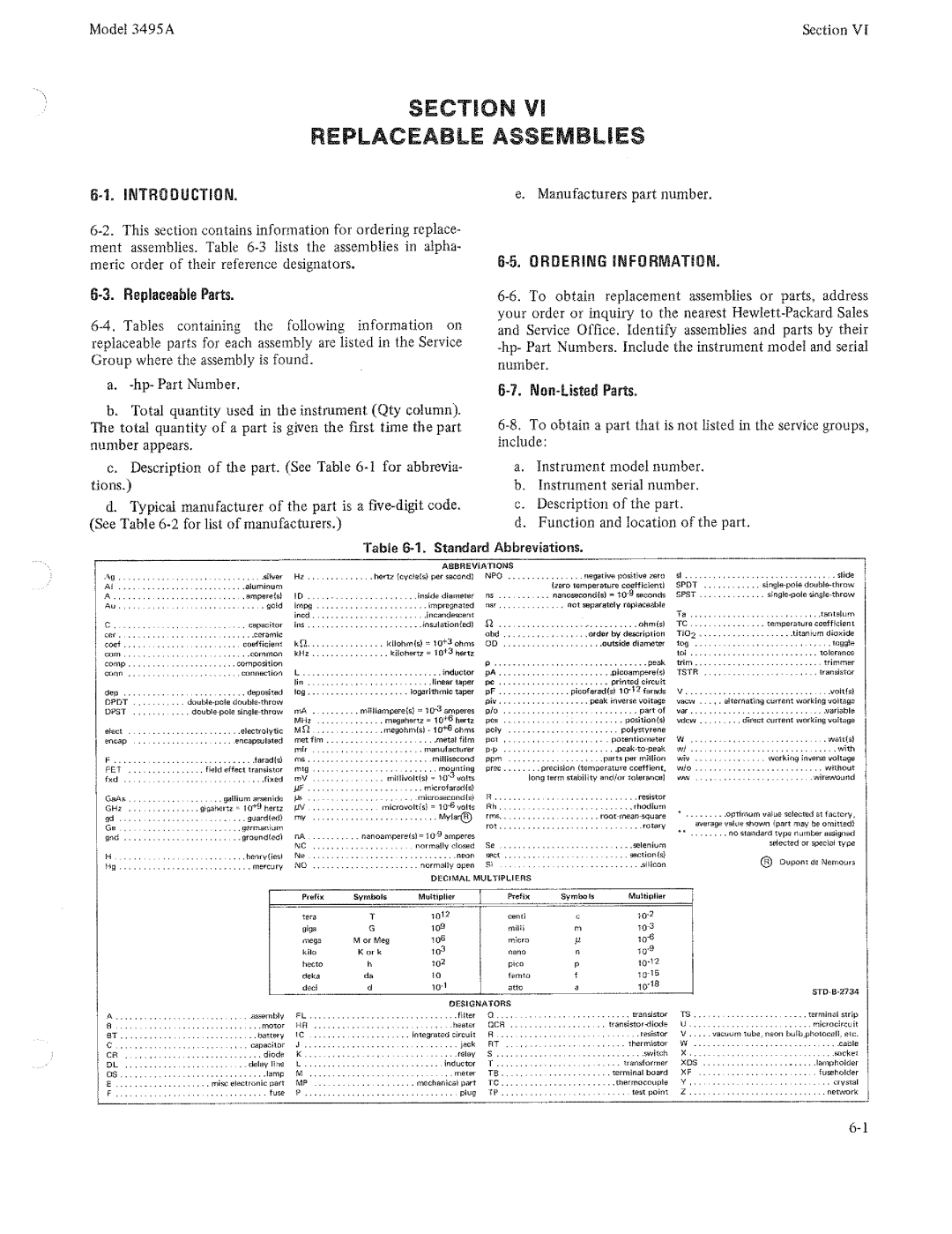 HP 3495A manual 