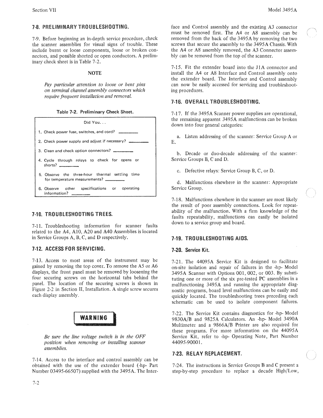 HP 3495A manual 