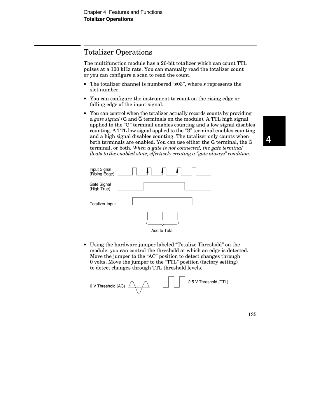 HP 34970A manual Totalizer Operations 