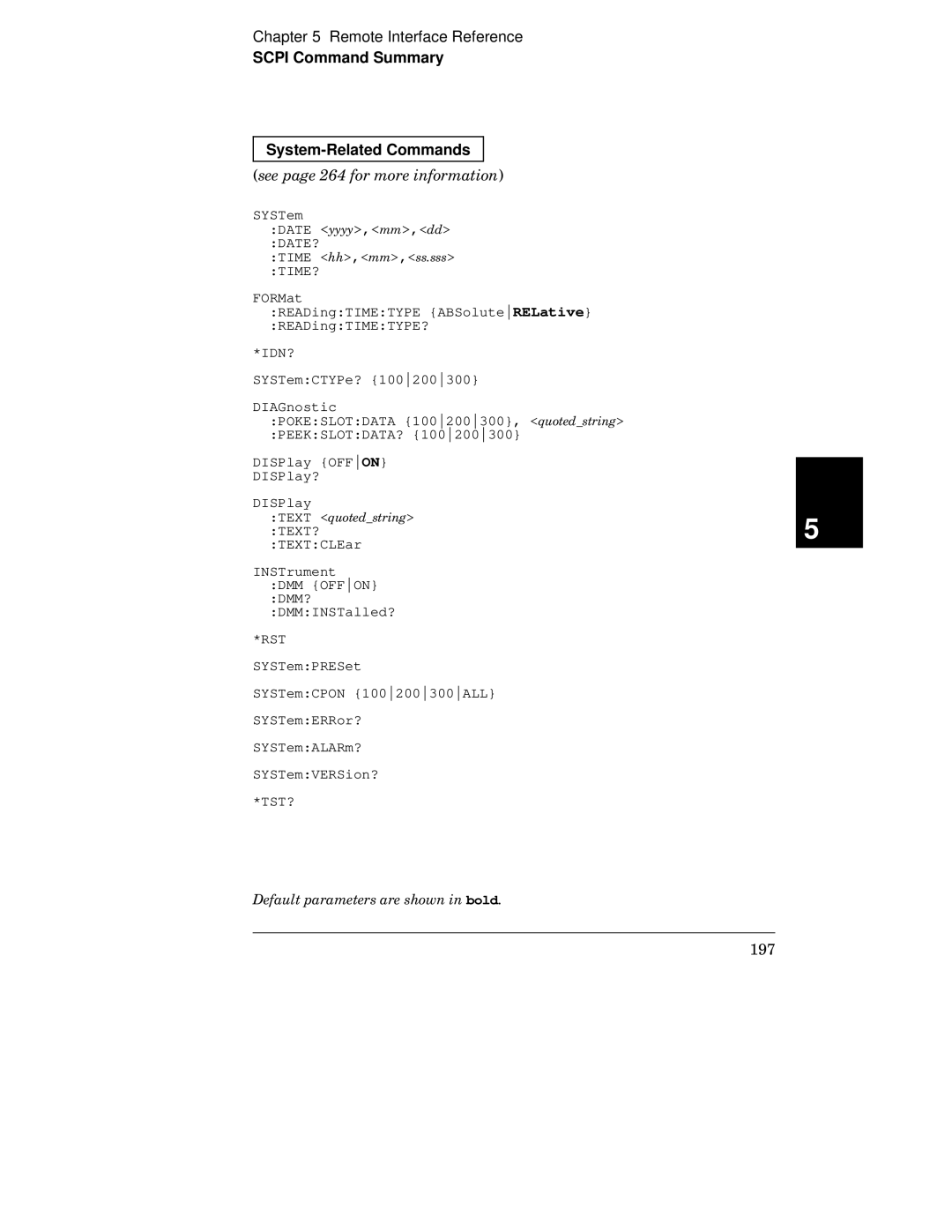 HP 34970A manual Scpi Command Summary System-Related Commands, Zz vz 9B 