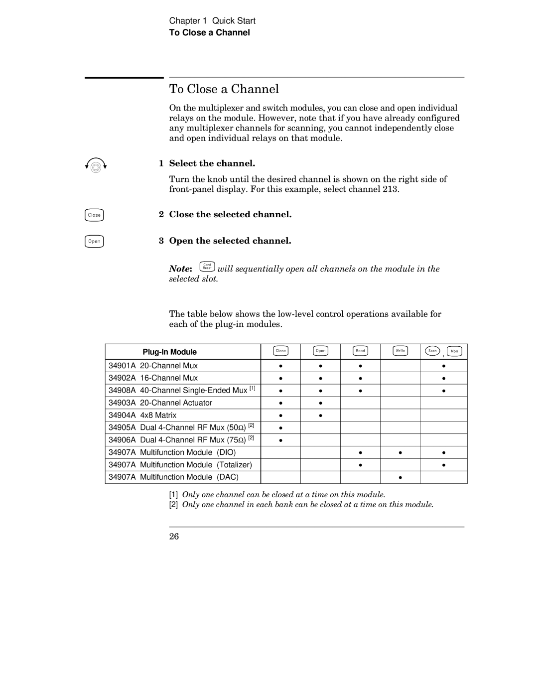 HP 34970A manual To Close a Channel, Yzz Z3 w wwz yz w yw3 ywz w zw wz Zz yw z w w3 w 