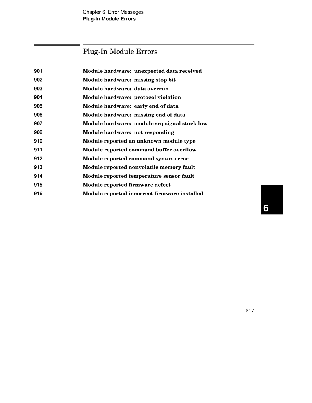 HP 34970A manual Error Messages 