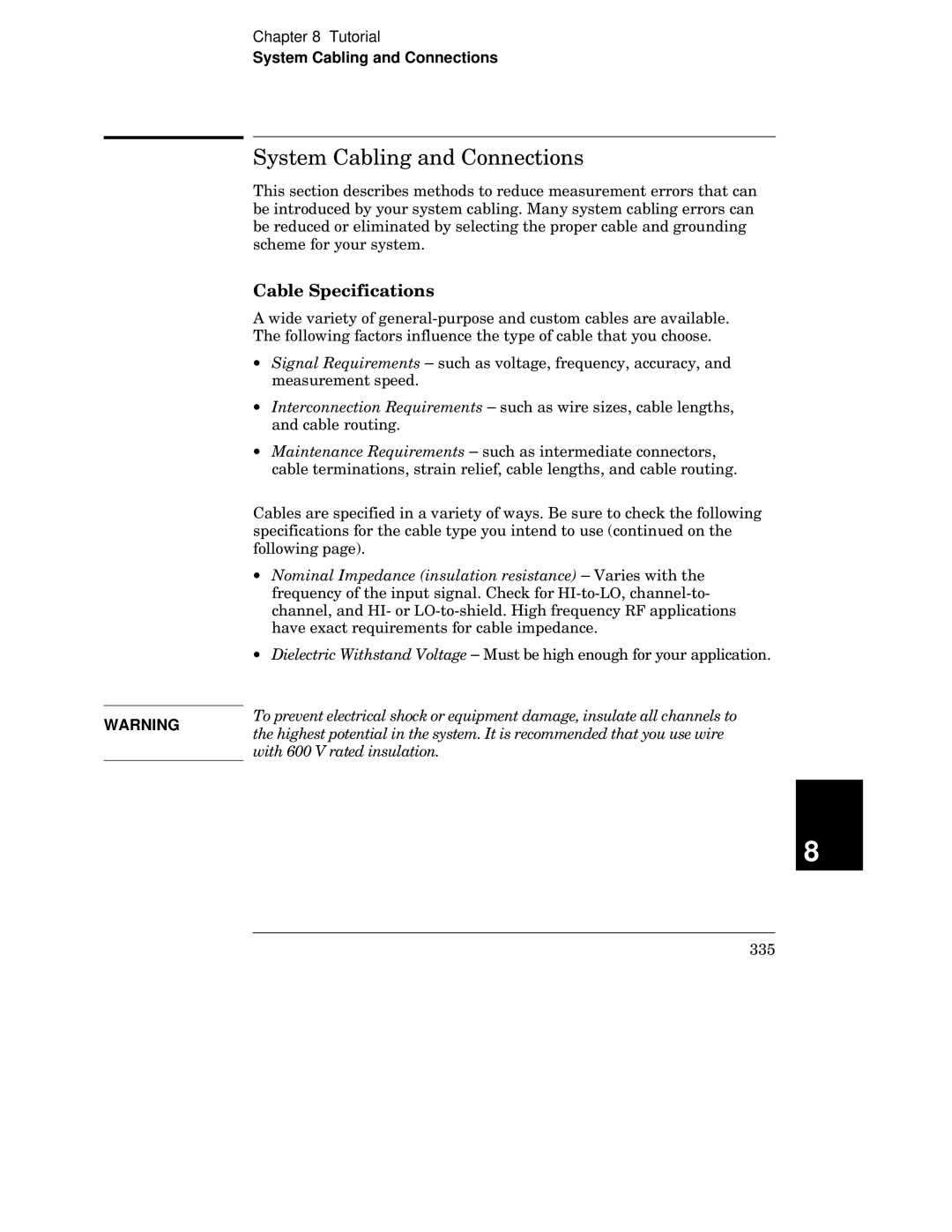 HP 34970A manual System Cabling and Connections, Lz k, Gz bz 0z, Uzz, 88 o 