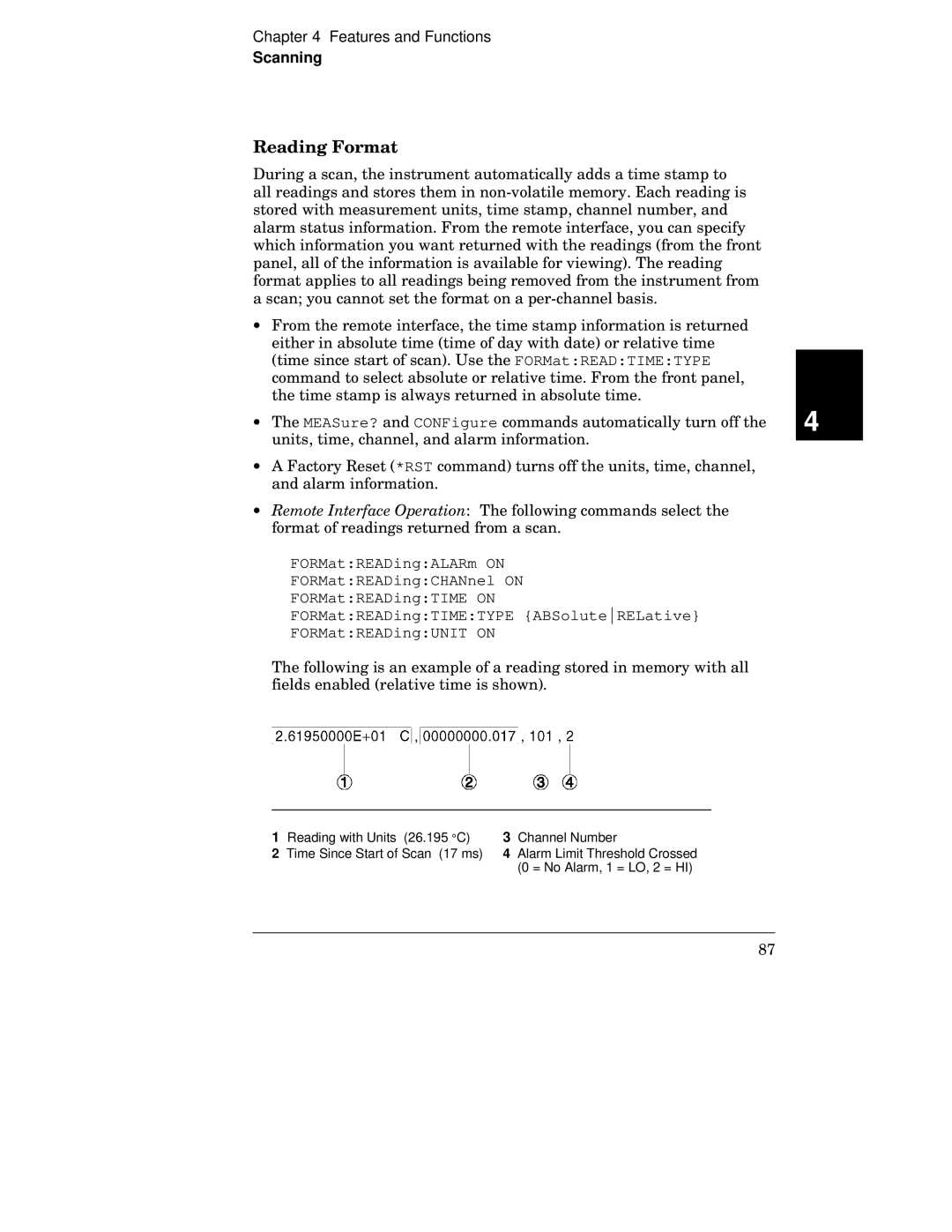 HP 34970A manual Scanning 