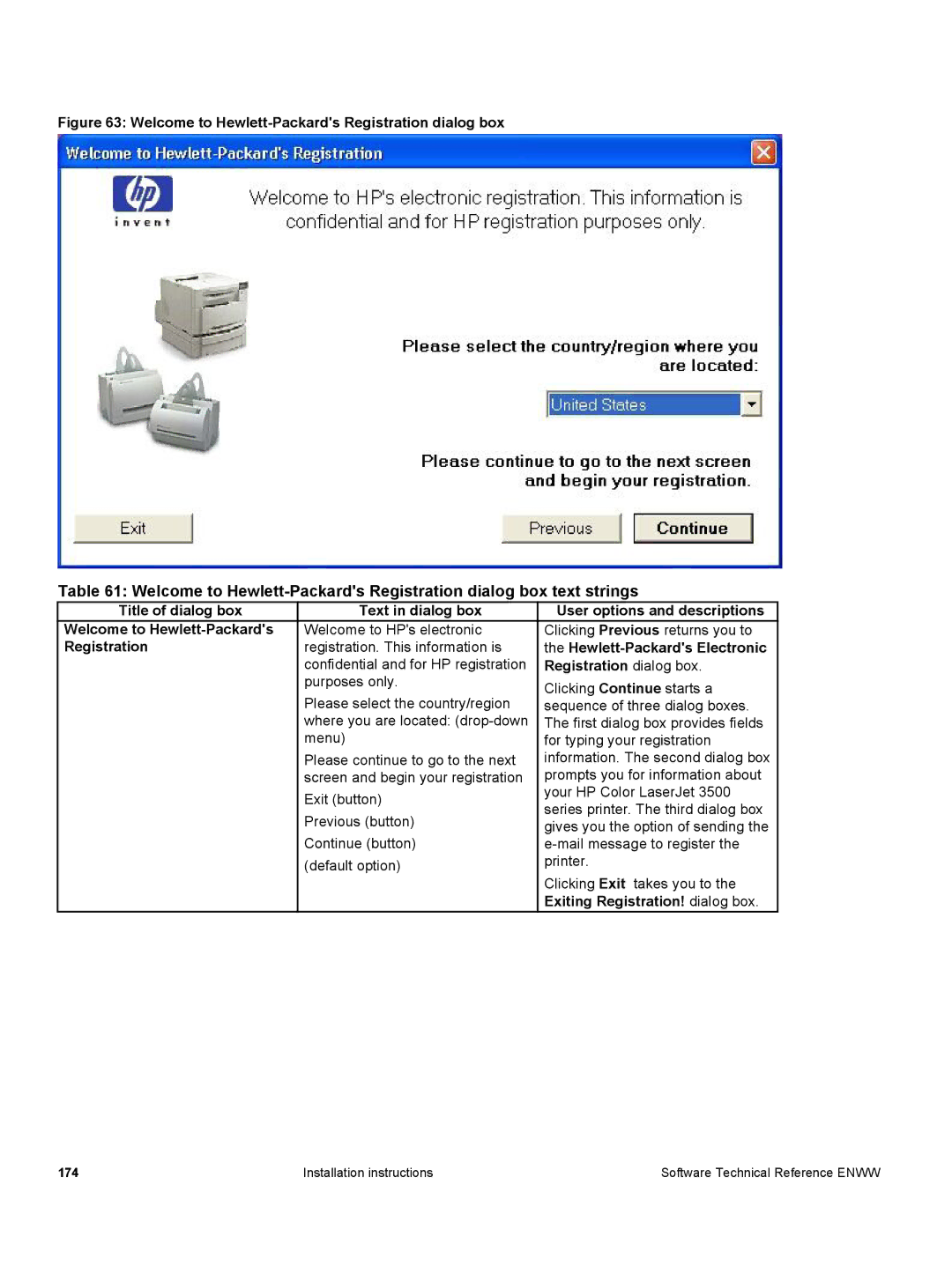 HP 3500 3500 manual Welcome to Hewlett-Packards Registration dialog box 