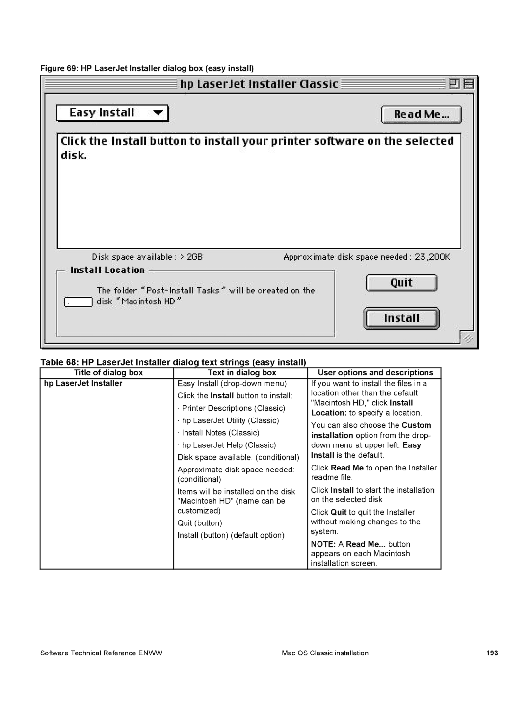 HP 3500 3500 manual HP LaserJet Installer dialog text strings easy install, HP LaserJet Installer dialog box easy install 