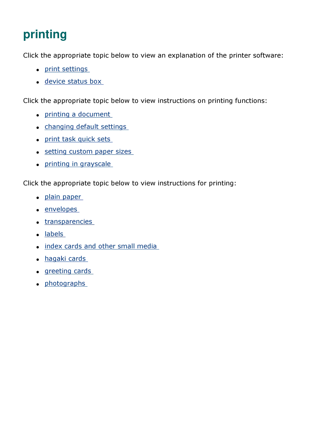 HP 3500 manual Printing 