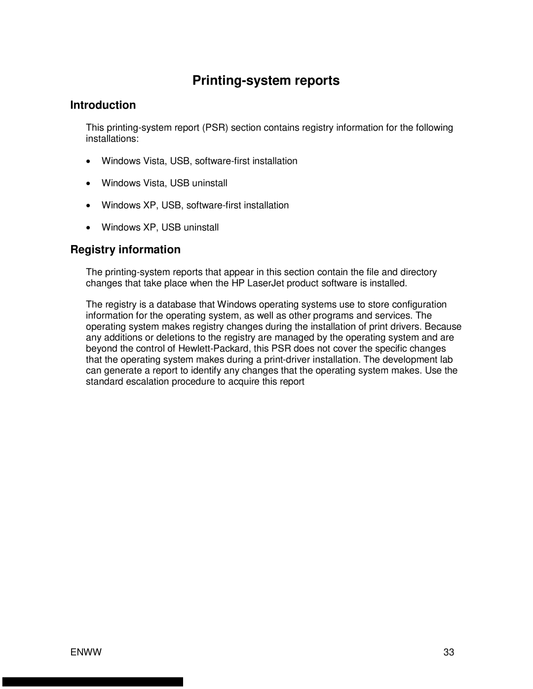 HP 3500 manual Printing-system reports 