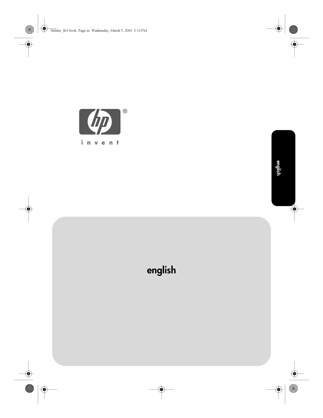 HP 3500 manual English 