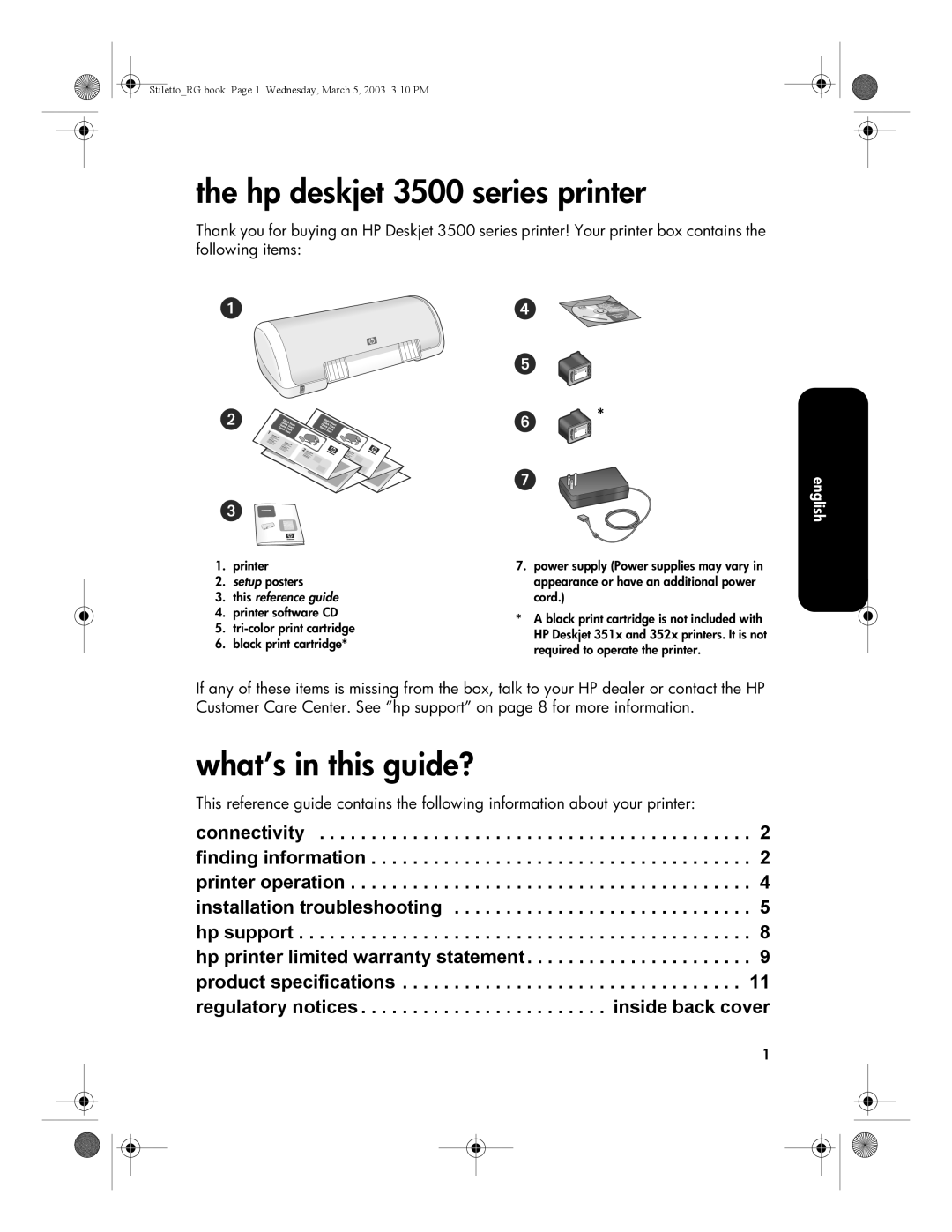 HP manual Hp deskjet 3500 series printer, What’s in this guide? 