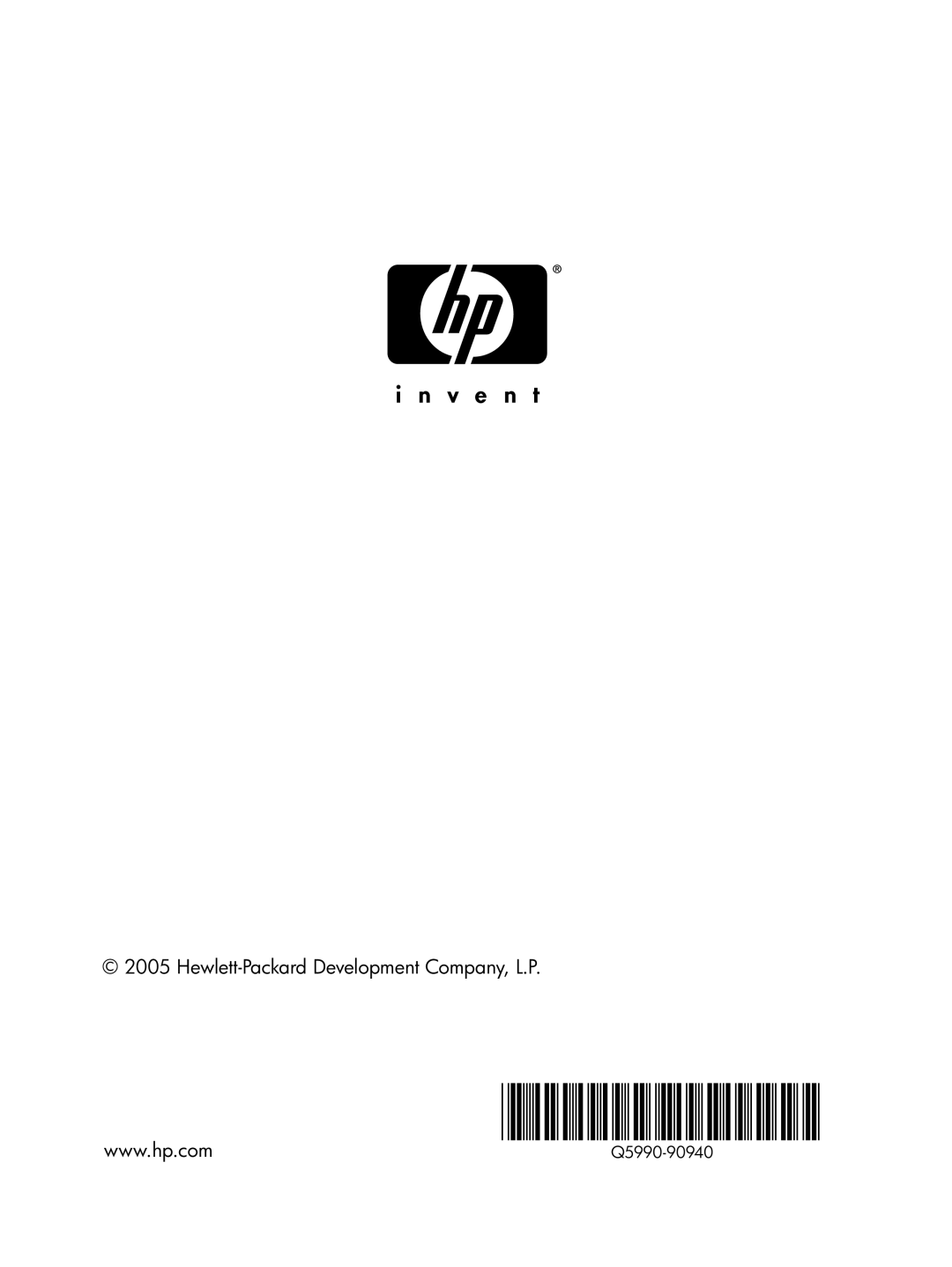 HP 3550 manual Q5990-90940 