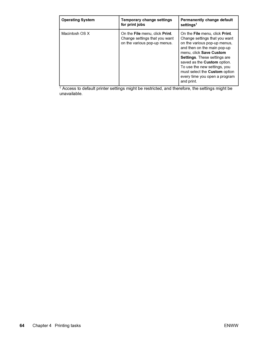 HP 3550 manual Change settings that you want 