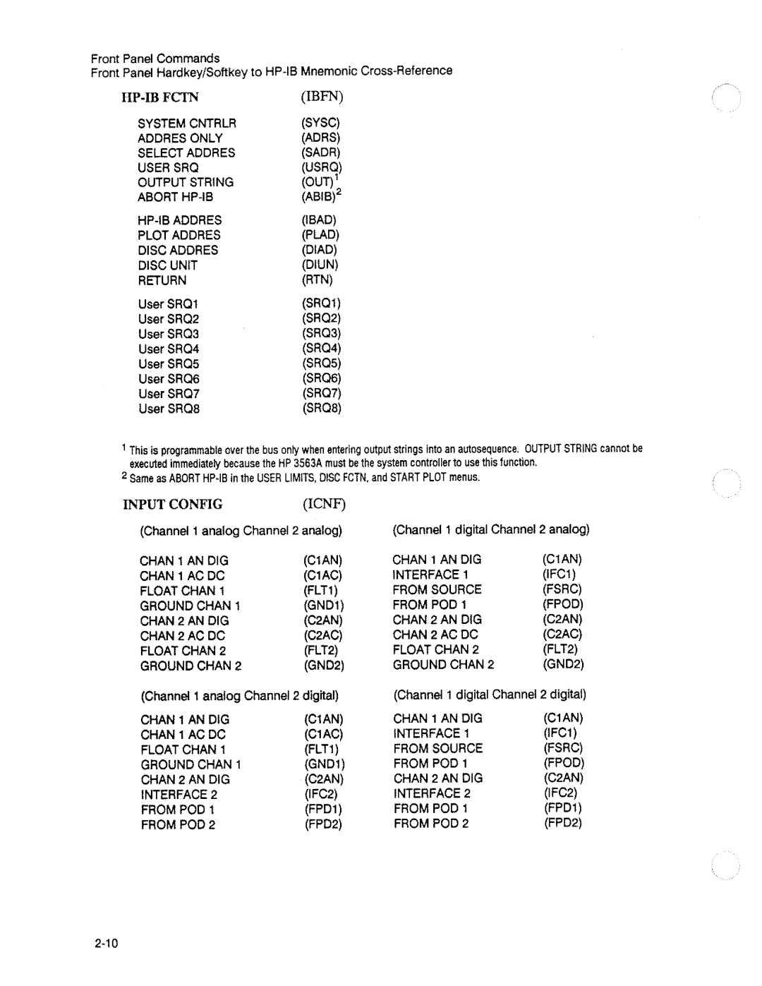 HP 3563A manual 