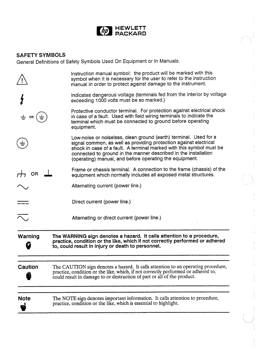 HP 3563A manual 