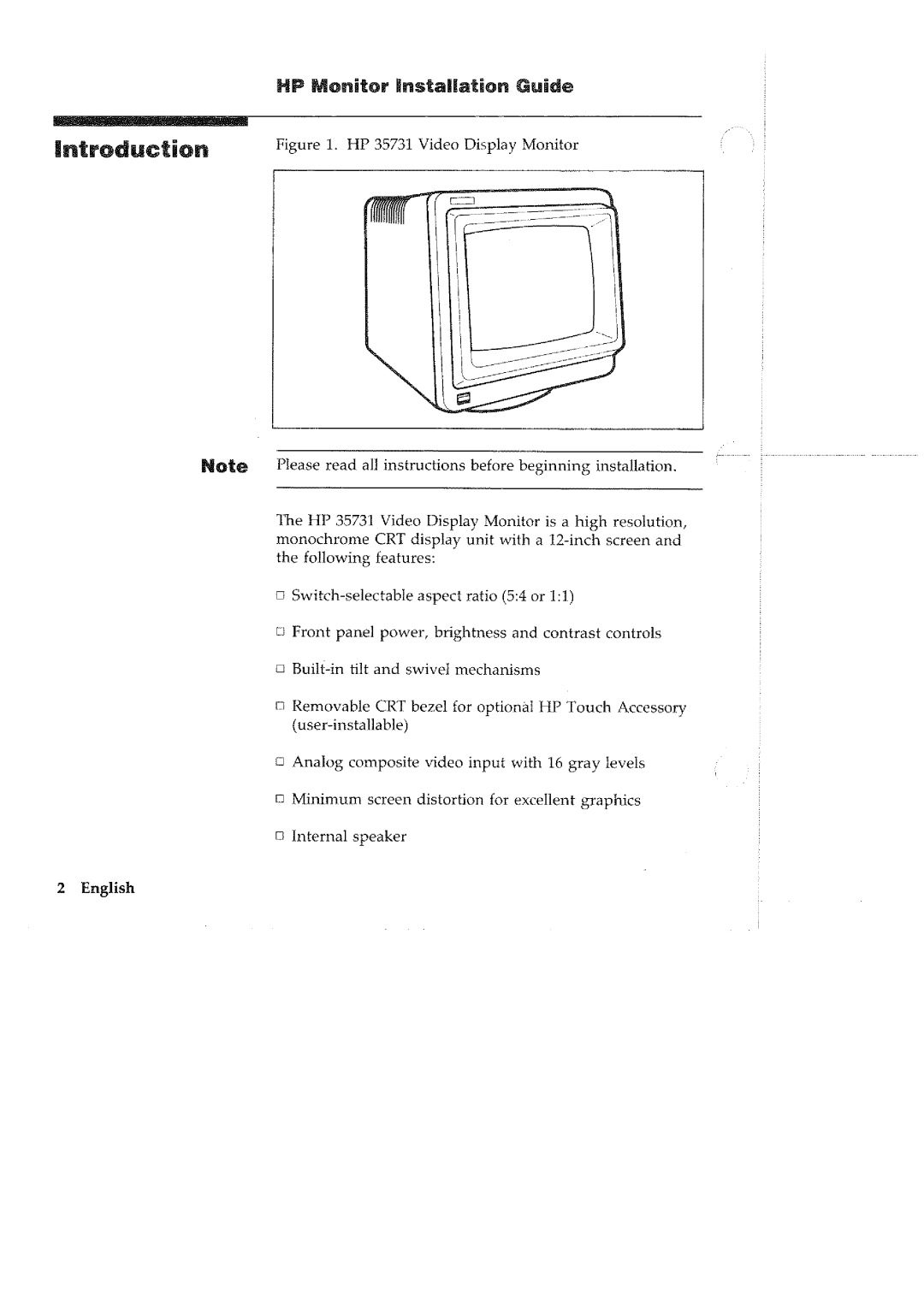 HP 35731 manual 