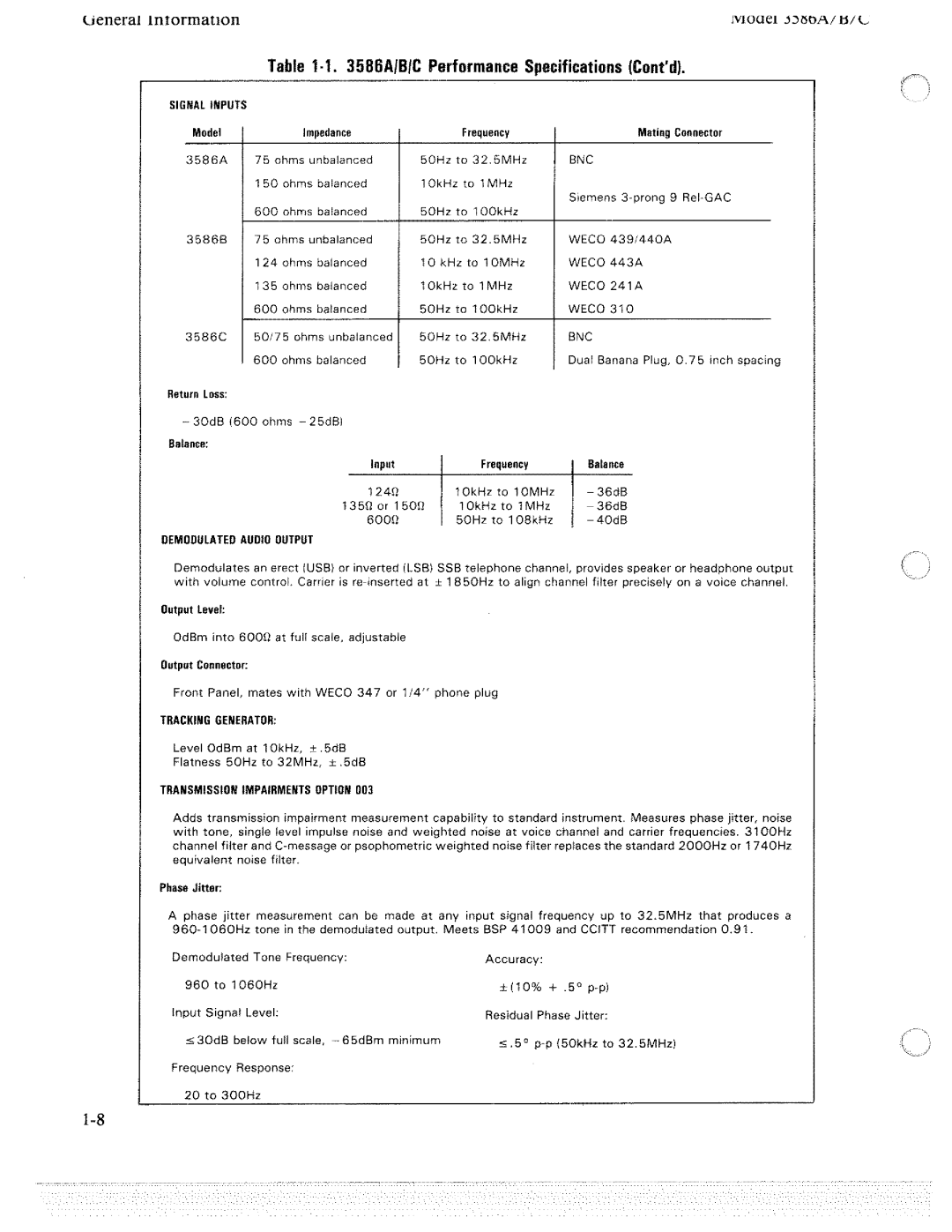 HP 3586A, 3586C, 3586B manual 