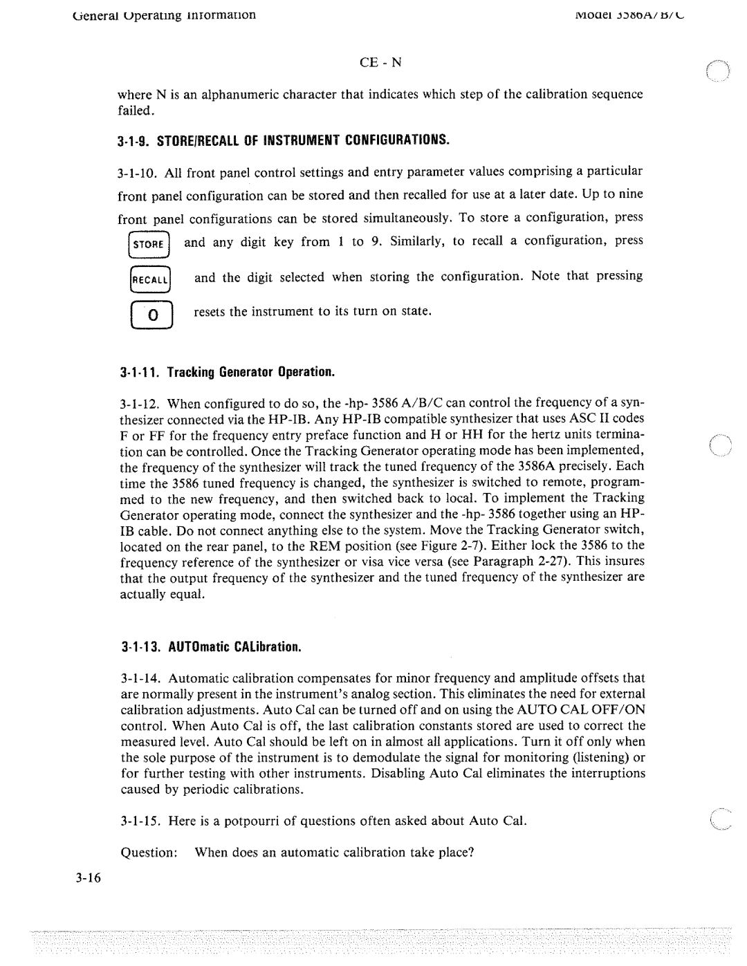 HP 3586A, 3586C, 3586B manual 