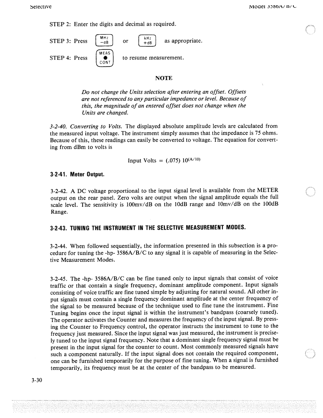 HP 3586B, 3586A, 3586C manual 