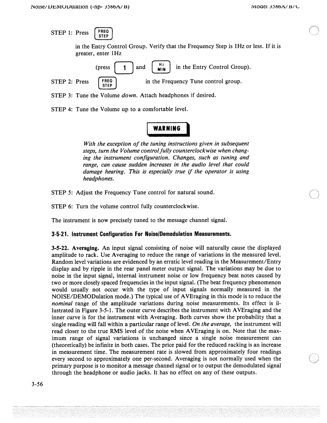 HP 3586A, 3586C, 3586B manual 