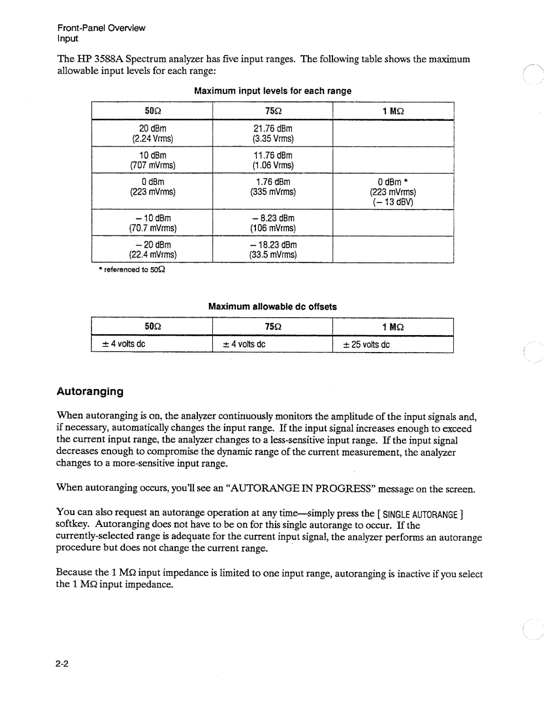 HP 3588A manual 