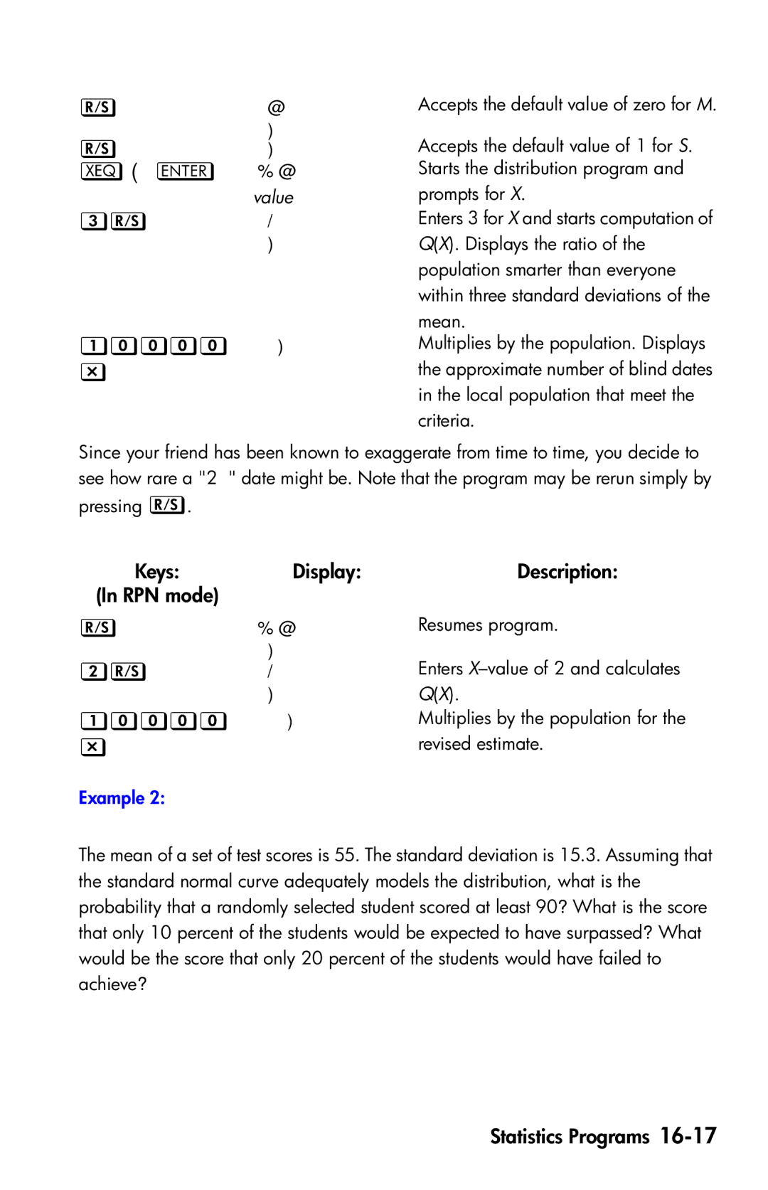 HP 35s Scientific manual D , Value 