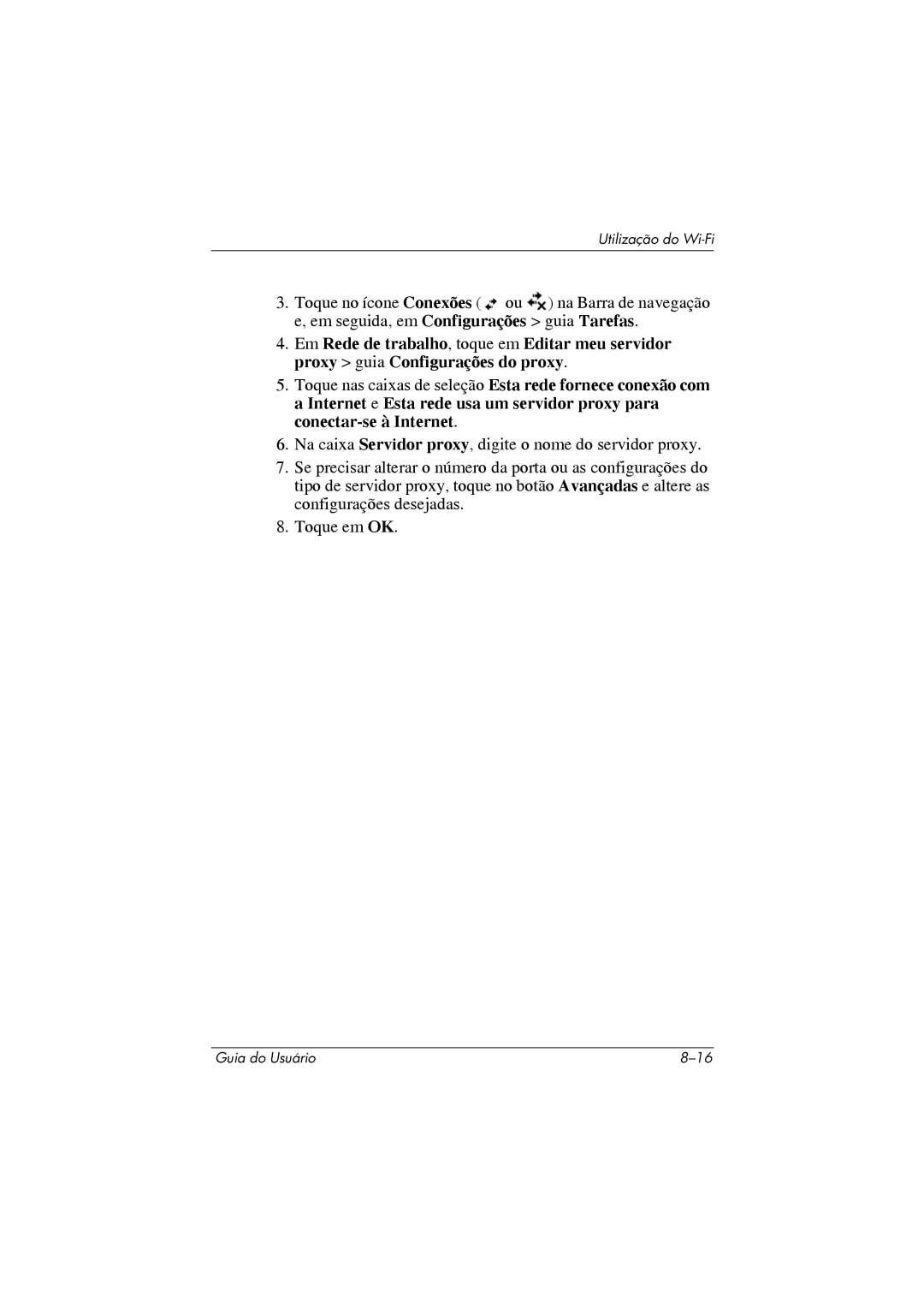 HP 364351-202 manual Utilização do Wi-Fi 