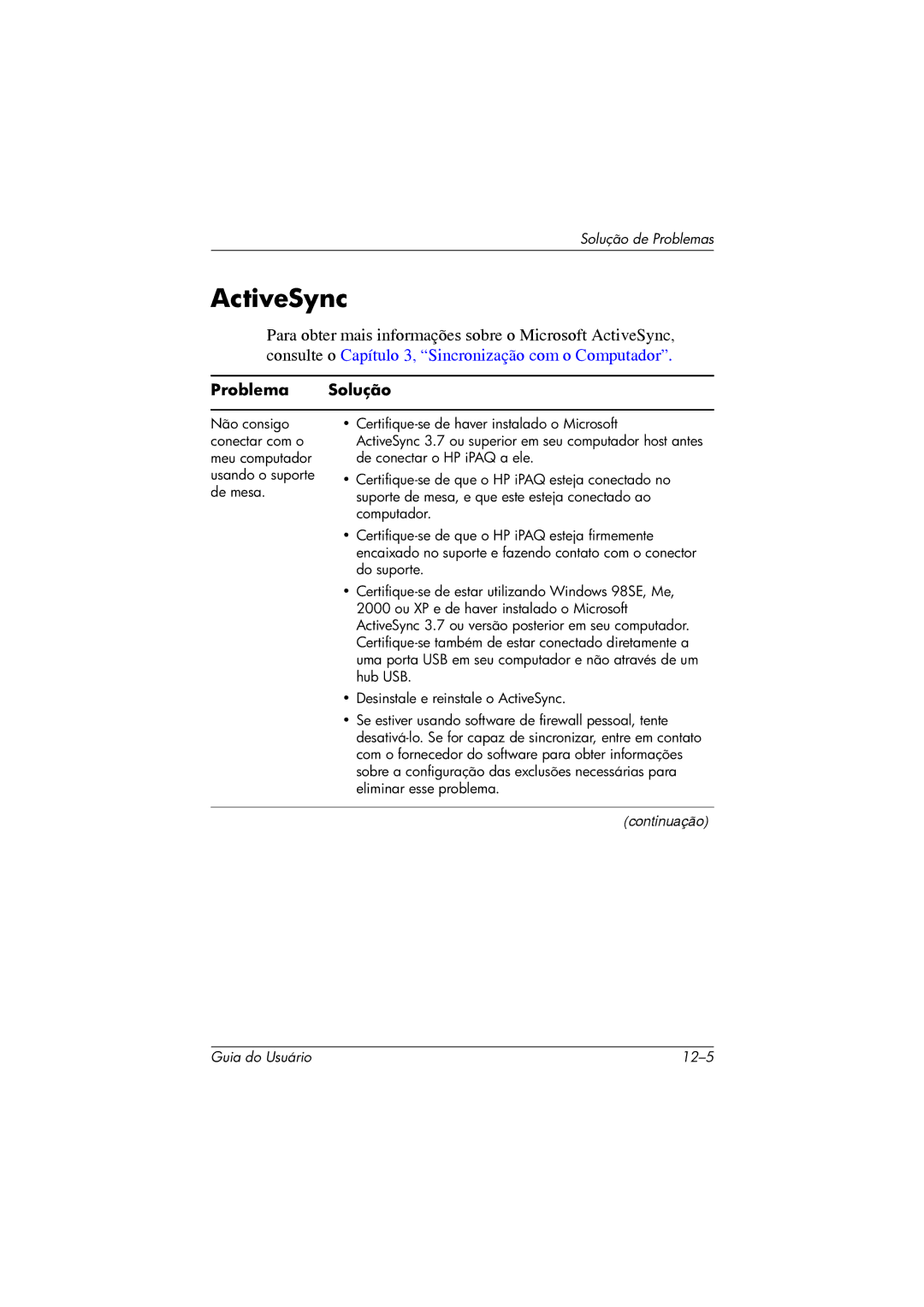 HP 364351-202 manual ActiveSync 