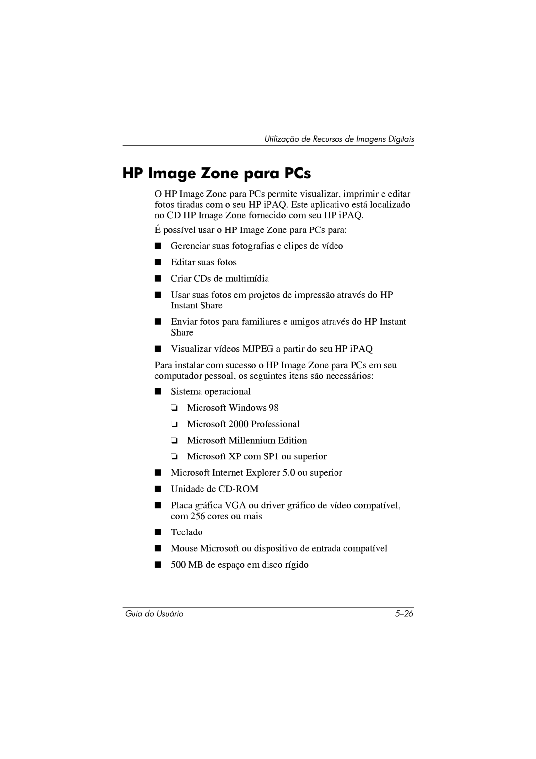 HP 364351-202 manual HP Image Zone para PCs 