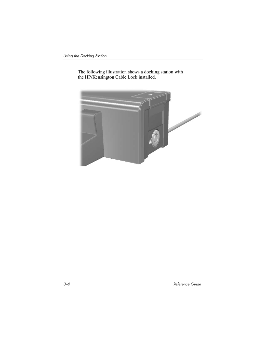 HP 367055-002 manual Using the Docking Station 