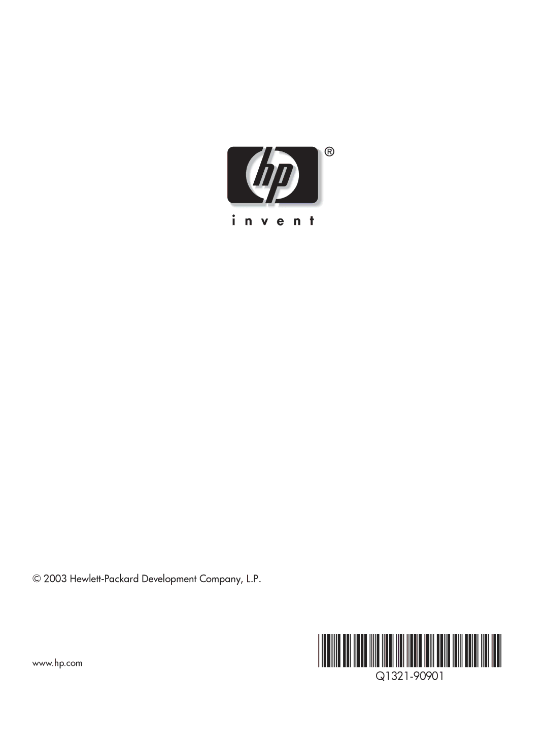 HP 3700, 3500 manual Q1321-90901 