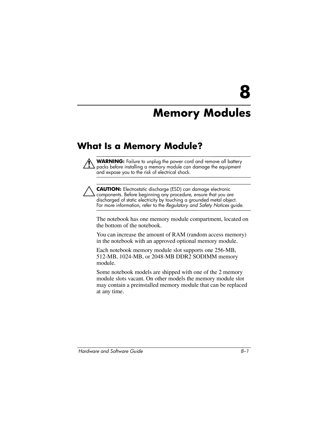 HP 375424-001 manual Memory Modules, What Is a Memory Module? 