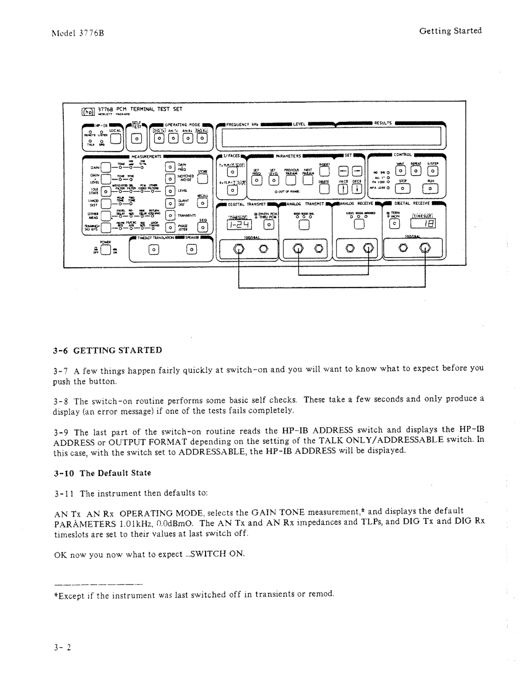 HP 3776B manual 